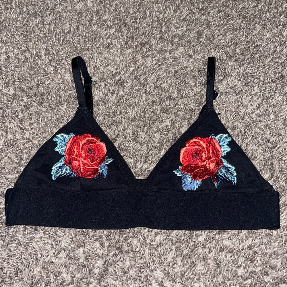 PINK rose bralette